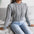 Winter Solid Twist Cropped Sweater