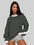 Women's Contrast Color  Loose Sweater