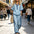 Women Casual Top Wide-Leg Pants Set