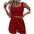 Summer Fashionable Casual Solid Set