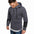 Drawstring Sweatshirt with Leather Hoodies