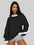 Women's Contrast Color  Loose Sweater