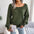 Winter Casual Square Collar Sweater