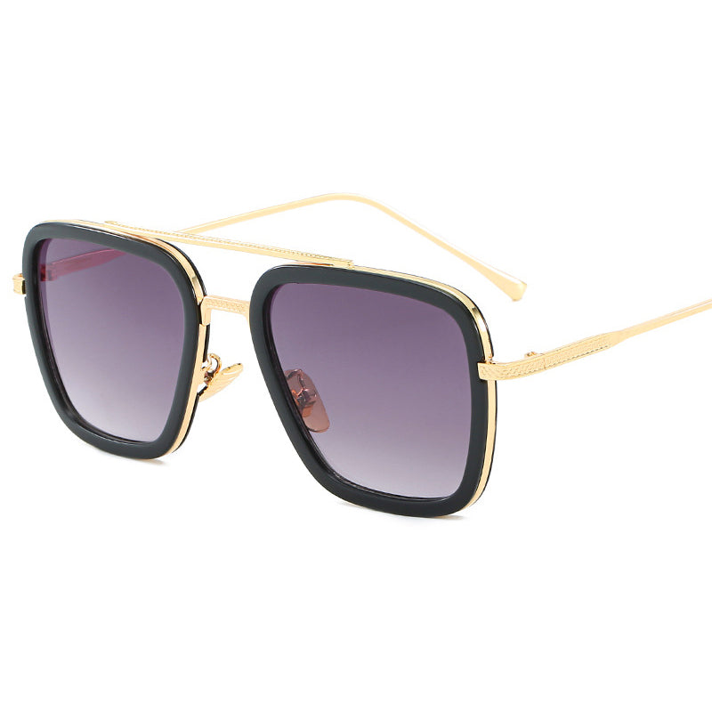 Double Brige Square Men Sunglass