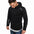 Drawstring Sweatshirt with Leather Hoodies