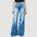 Women High Waist Flare Jeans