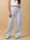 Ribbed Wide Leg Sweat Pants