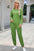 Round Neck Top and Drawstring Pants Set