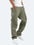 New Style Men's Drawstring Multi Pocket Pants