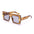 New Wide Flat Top Sunglasses
