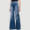 Women High Waist Flare Jeans
