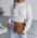 Winter Solid Twist Cropped Sweater