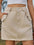Pocketed Buttoned Mini Denim Skirt