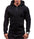 New Men Solid Color Zippered Jacket