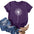 Women's Knit Self Design T-shirt