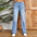 Casual High Waist Loose Denim
