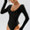 Simple Deep V-neck Bodysuit