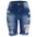 Distressed Denim Shorts
