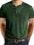 Men's solid color casual short-sleeved T-shirt