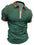 Men's Color Block Zipper Shirt