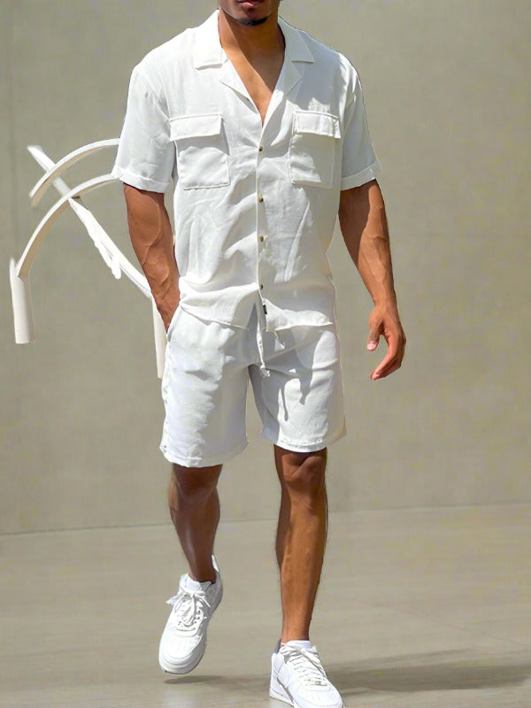 Men's Casual Two-piece Short Set