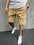 Street Solid Color Cargo Shorts