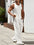 Sleeveless two-piece Solid Sports Suit