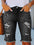 Street Mid-rise Cropped Ripped Shorts