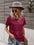 Round Neck Flower T-Shirt