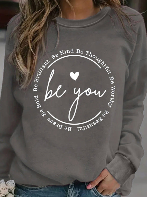 New Be You Long Sleeve Sweatshirt