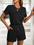 Casual solid color short two-piece set