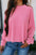 Striped Round Neck Long SleeveTop