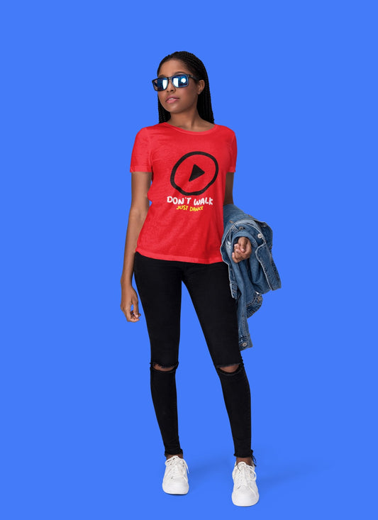 Don't Walk Just Dance Short-Sleeve T-Shirt - Talk to the tee store