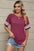 Striped Round Neck Short Sleeve T-Shirt