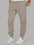 Men's Solid Color Cargo Pocket Drawstring Casual Trousers
