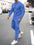 Men's Solid Color Sweatshirt Two Piece Sets