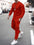 Men's Solid Color Sweatshirt Two Piece Sets