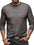 Men's Solid Color Round Neck Top