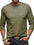 Men's Solid Color Round Neck Top
