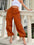 Women's Multi Pocket Button Cargo Pants