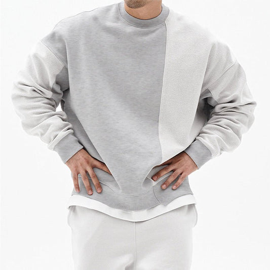 Men Loose Sleeve Sport Sweatshirt - Talk to the tee store