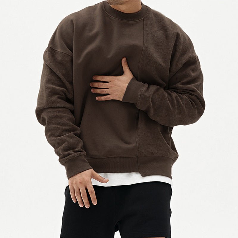 Men Loose Sleeve Sport Sweatshirt - Talk to the tee store