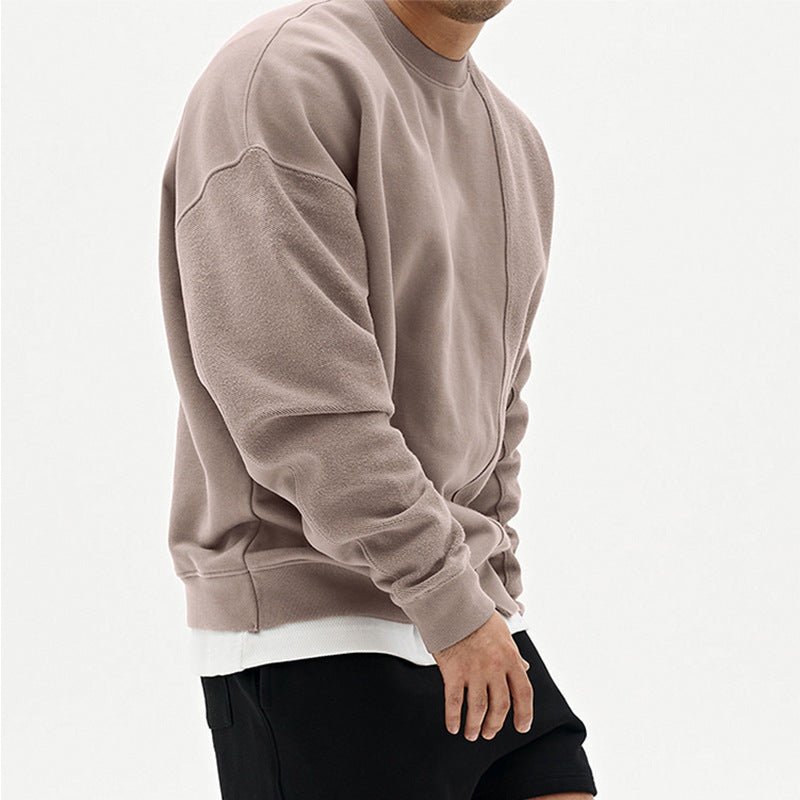 Men Loose Sleeve Sport Sweatshirt - Talk to the tee store