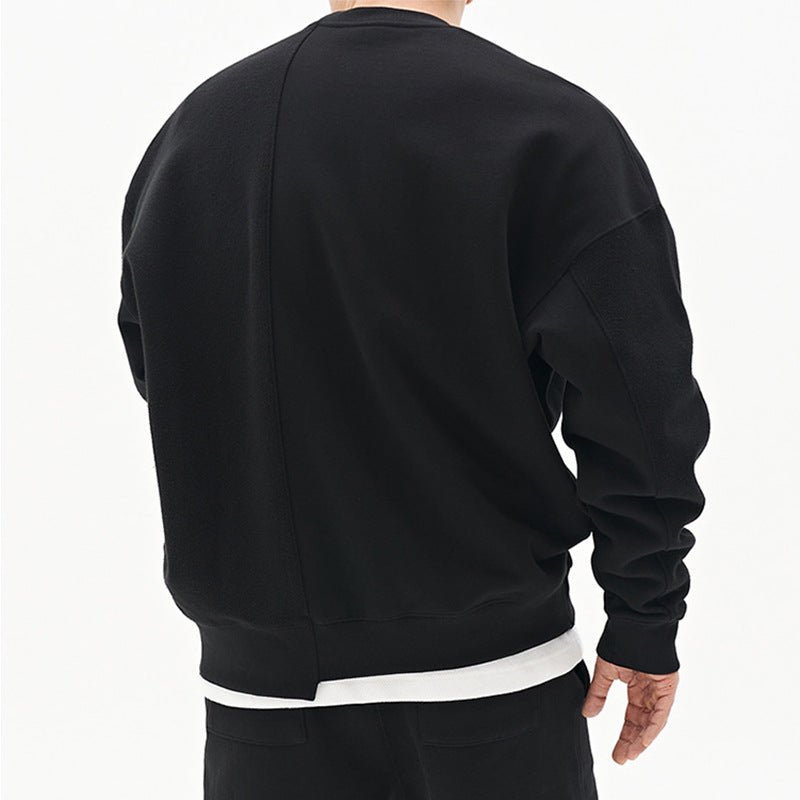 Men Loose Sleeve Sport Sweatshirt - Talk to the tee store