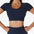 New Yoga Short Sleeved Sports Top - Talk to the tee store
