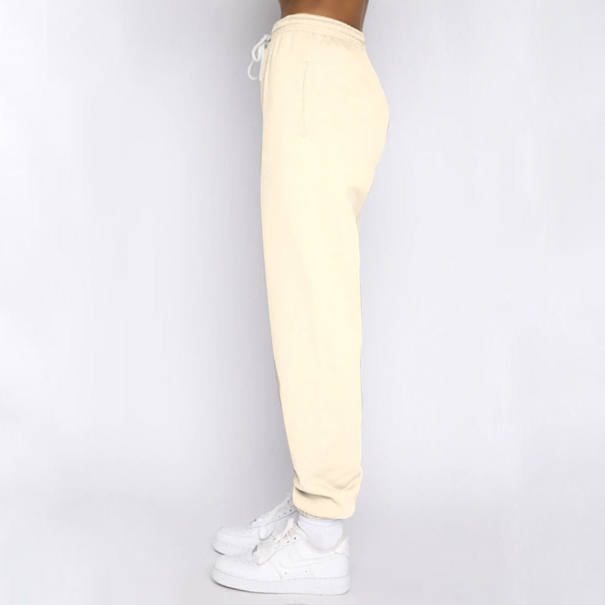 Stand-Up Collar Zipper Pullover Long-Sleeved Sweatshirts & Tie Pants Sets - Talk to the tee store