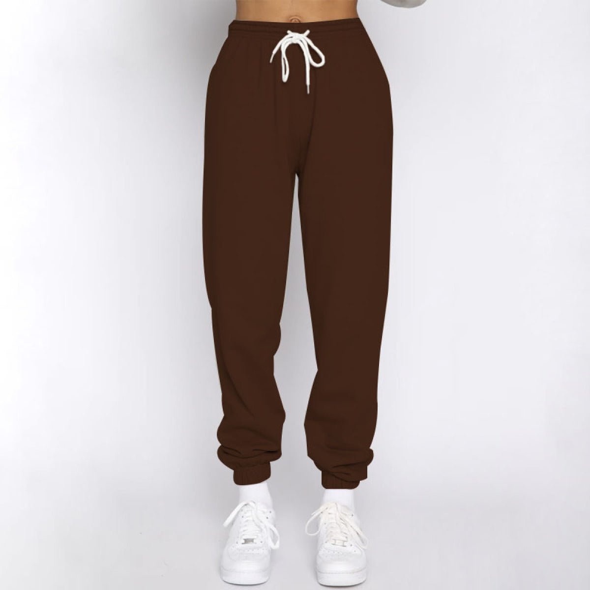 Stand-Up Collar Zipper Pullover Long-Sleeved Sweatshirts & Tie Pants Sets - Talk to the tee store
