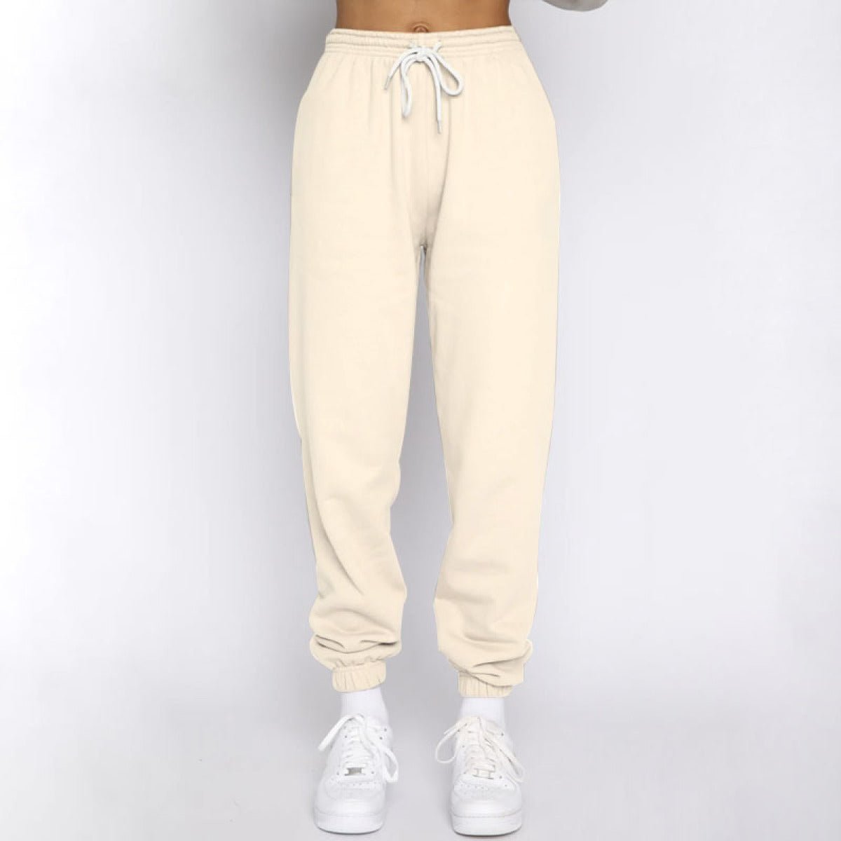 Stand-Up Collar Zipper Pullover Long-Sleeved Sweatshirts & Tie Pants Sets - Talk to the tee store