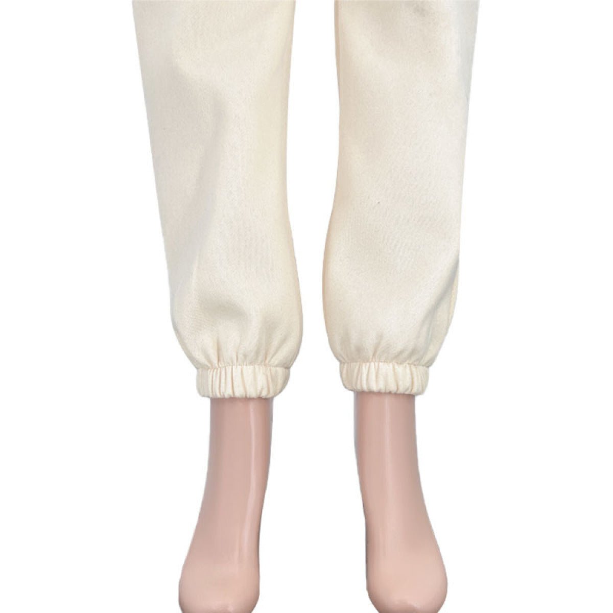 Stand-Up Collar Zipper Pullover Long-Sleeved Sweatshirts & Tie Pants Sets - Talk to the tee store