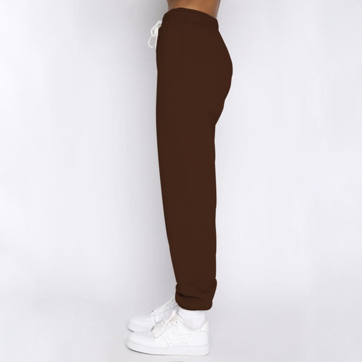 Stand-Up Collar Zipper Pullover Long-Sleeved Sweatshirts & Tie Pants Sets - Talk to the tee store